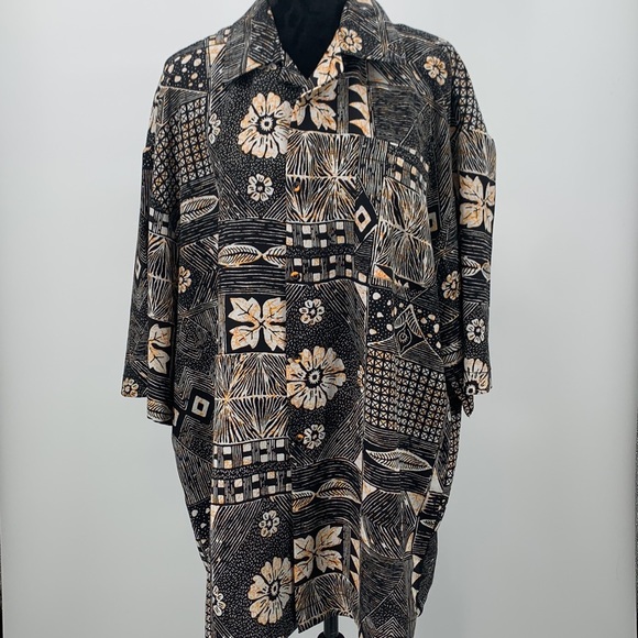 Hawaiian Luau shirt Vintage Michael Irvin 88 size XL - Picture 5 of 6